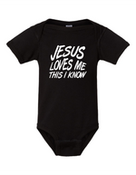 JESUS LOVES ME BABY BODYSUIT