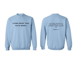 LIVING PROOF CREWNECK