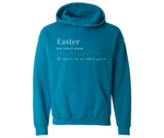 EASTER - WE DANCE ON AN EMPTY GRAVE ADULT HOODIE