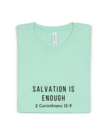 SALVATION IS ENOUGH ADULT UNISEX TEE