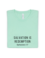 SALVATION IS REDEMPTION ADULT UNISEX TEE