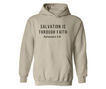 SALVATION IS THROUGH FAITH UNISEX ADULT HOODIE