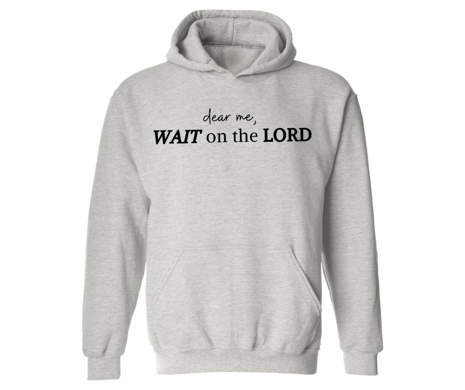 WAIT ON THE LORD ADULT HOODIE