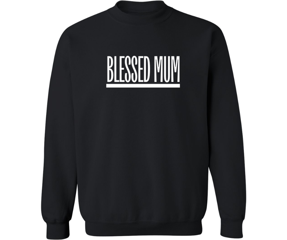 BLESSED MUM ADULT CREWNECK